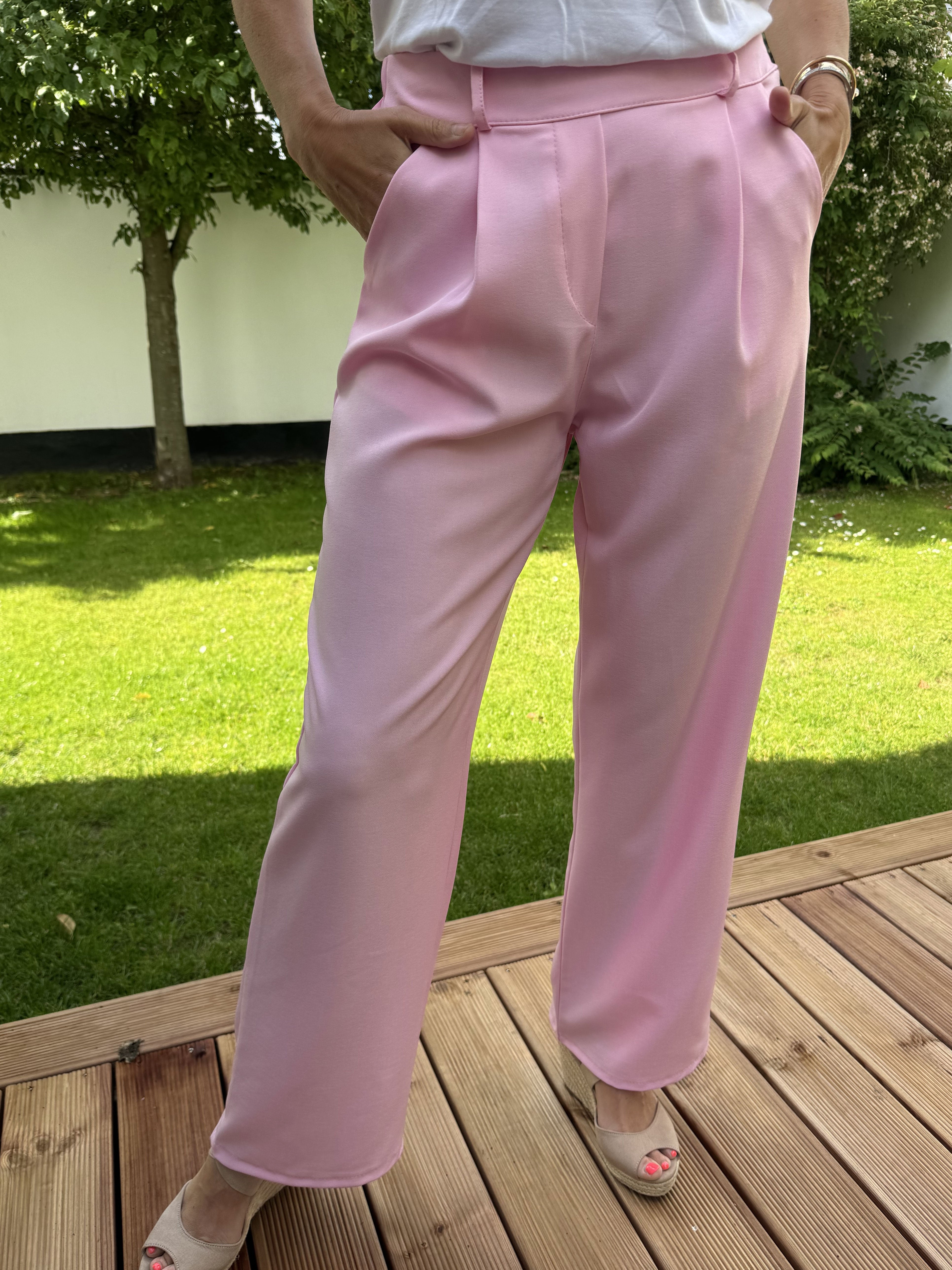 Taimi - Fede ensfarvet habitbukser